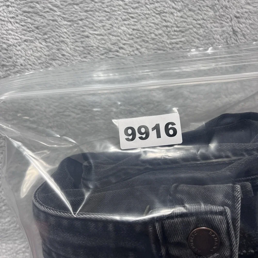 Banana Republic Traveler Jean 34x28* Slim Fit Mens Denim Pants Black‎